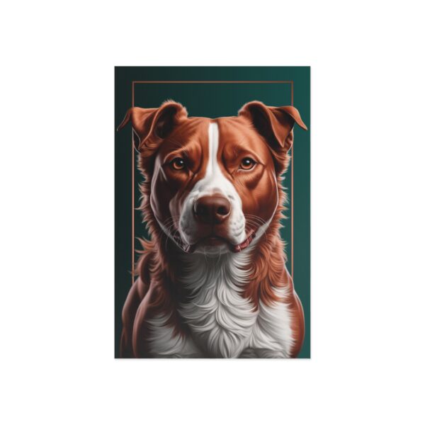 Spirit Animal Fine Art Postkarte – Hund (Loyalität)