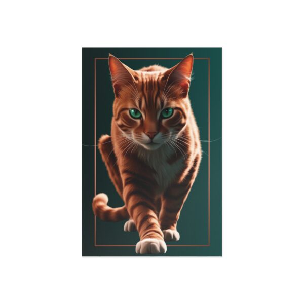 Spirit Animal Fine Art Postkarte – Katze (Intuition)