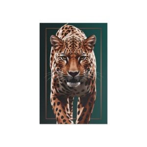 Spirit Animal Fine Art Postkarte – Jaguar (Schattenkraft)