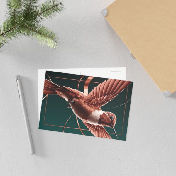 Spirit Animal Fine Art Postkarte – Kolibri (Lebensfreude) – Bild 4