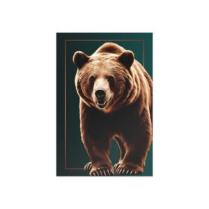 Spirit Animal Fine Art Postkarte – Bär (Innere Stärke)