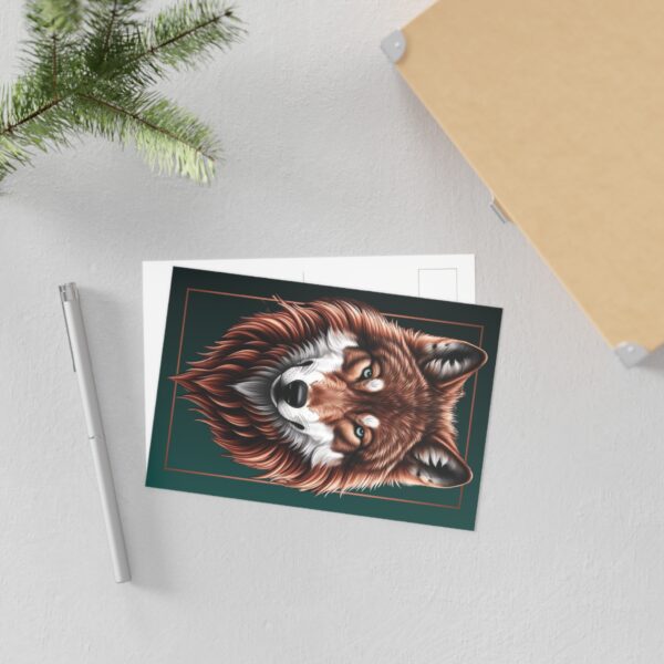 Spirit Animal Fine Art Postkarte – Wolf (Instinkt) – Bild 4