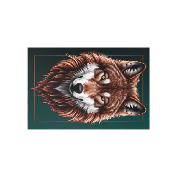 Spirit Animal Fine Art Postkarte – Wolf (Instinkt) – Bild 2