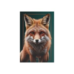 Spirit Animal Fine Art Postkarte – Fuchs (Cleverness)